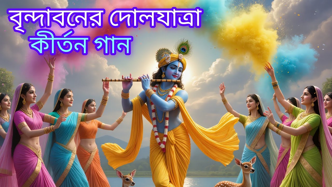 বৃন্দাবনের গোপিনীদের দোলযাত্রা। পদাবলী কীর্তন ♥️🕉️🙏 Padabali Kirtan song. @newexplore123. 
