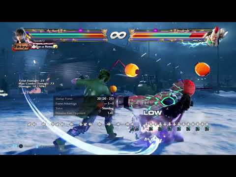 Noctis Running f,f,f+1+2 Combos Normal Hit 68 or 73 Damage Version 5 Tekken 7 20221105050154