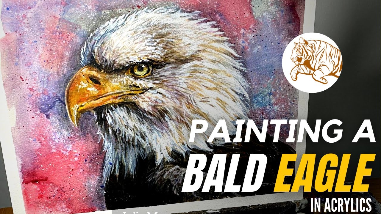 Painting A BALD EAGLE In Acrylics YouTube