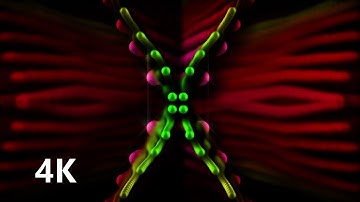 Colorful Abstract 3d Strings | 4k VJ Loop | Motion Graphics