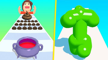 Tall Man Run VS Pancake Run GAMEPLAY Walkthrough Pro Mobile All Levels