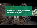 Architecture, Health and Design - March 10, 2022