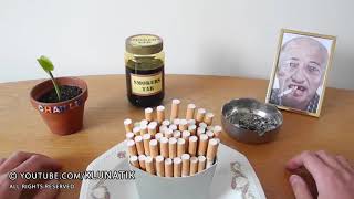 Herşeyi Yiyen Adam Sigara Yiyiyor