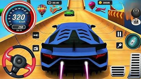 Mega Ramp GT Car Racing Simulator - ImpossibleStunt Car Racing 3D - Android Gameplay