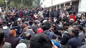 Protest in AMU engineering college ZHCET #AMU #Aligarh Muslim University # ZHCET #Protest