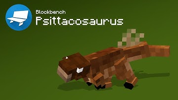 Psittacosaurus - Blockbench Creation Timelapse