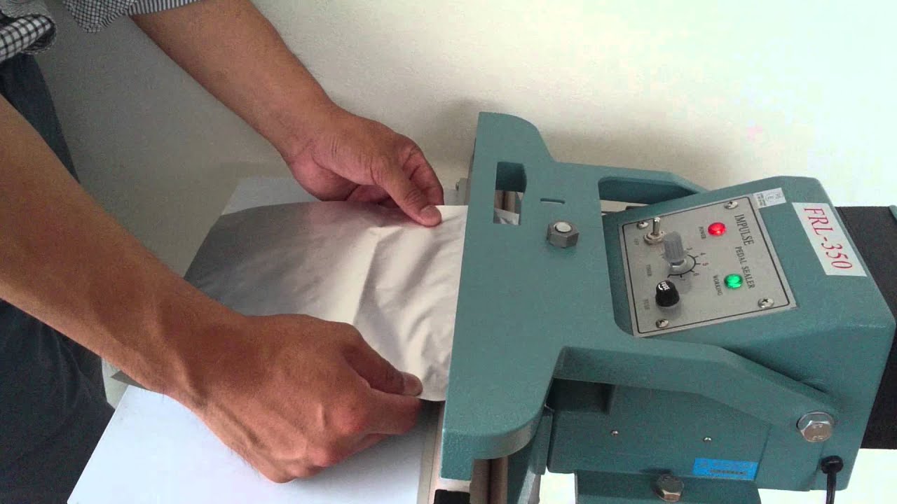 使い方動画 | 業務用足踏みシーラーFRL-350MUL | 業務用シーラーの三邦