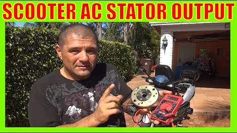 Scooter Stator Output voltage