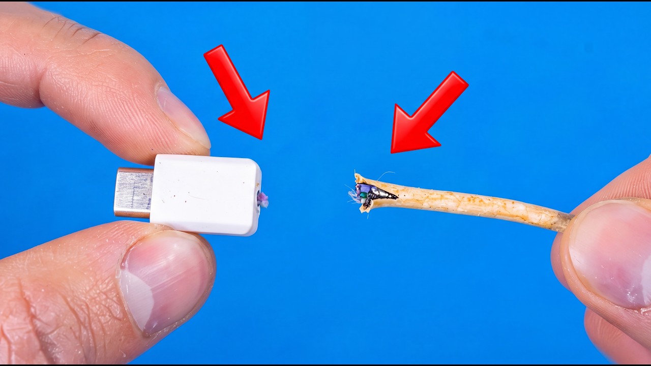 Usb Cable Missing Few People Know How to Fix a Broken USB Cable! Don't Buy a New One ...