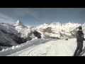 Skiing from Gornergrat to Zermatt