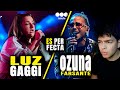 LUZ GAGGI [El FARSANTE] vs OZUNA - Reacción ( Comparación voces ) - La voz Argentina