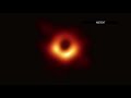 Scientists show first ever images of black hole