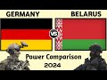 Germany vs Belarus military power comparison 2024 | Belarus vs Germany military power 2024
