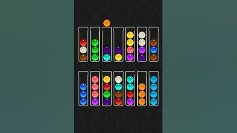Ball Sort Color Water Puzzle Solution Level 663
