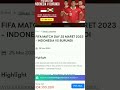 Ready‼️Harga Tiket Timnas Indonesia vs Burundi