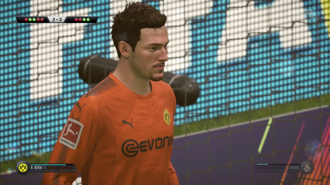 FIFA 18 Penalty Shootout Borussia Dortmund vs Real Madrid PS4 Gameplay