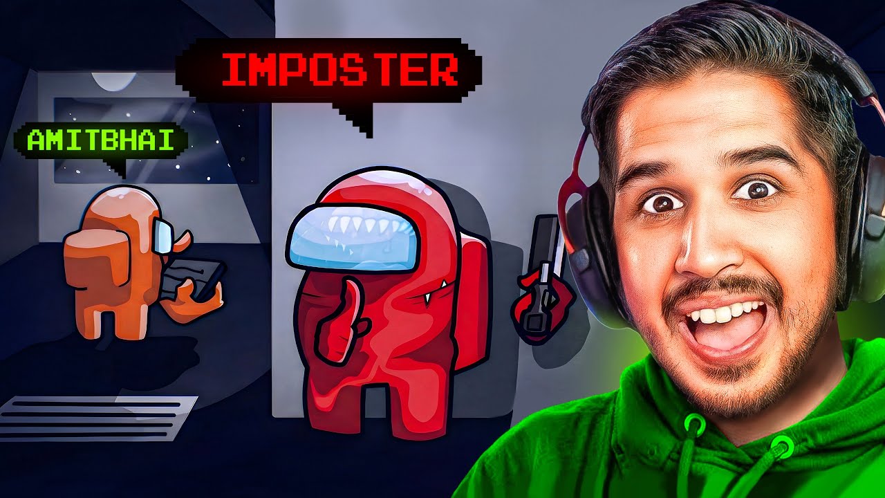 BEST EVER IMPOSTER IN AMONG US with FREE FIRE YOUTUBERS 😵‍💫