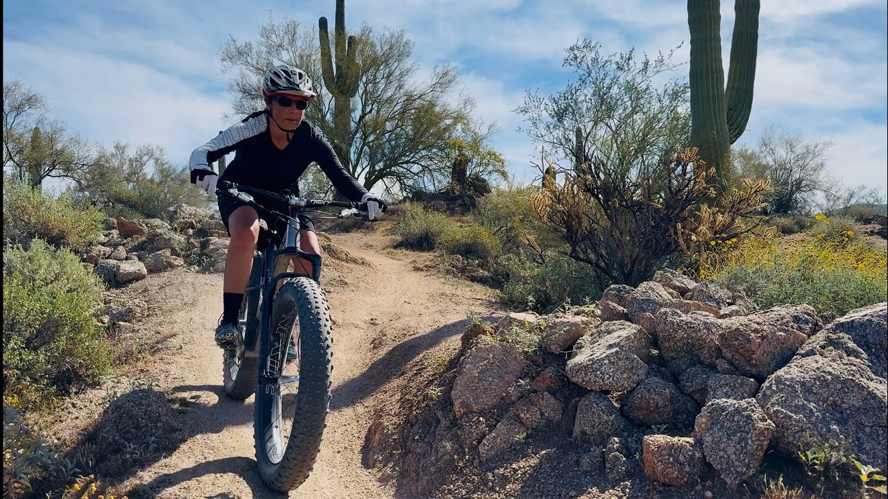 Seeking Solitude At Hawes Trails Arizona, On A Fat Bike Late Winter Desert Expedition