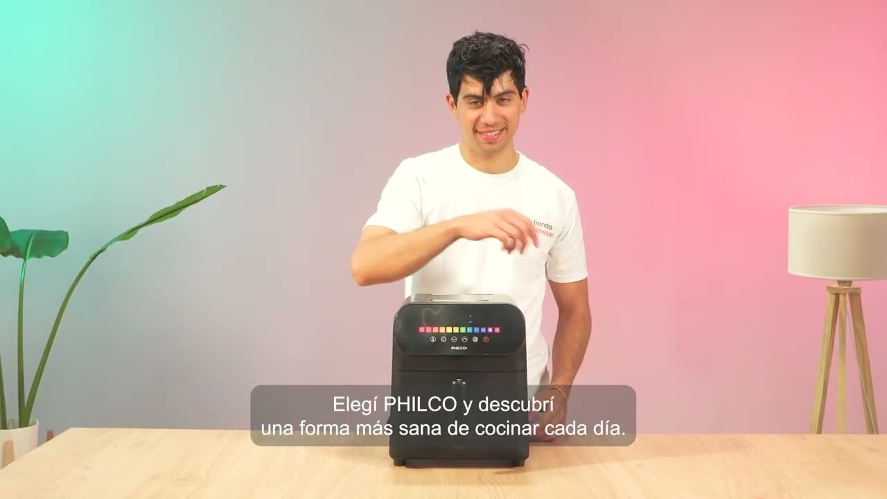 Freidora de Aire Digital Philco 6L 1700W Negro 94FR256PHP