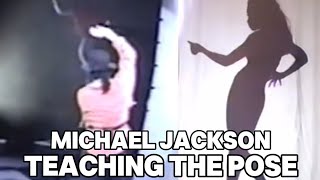 Michael Jackson fixing the dancer's mistake (Dangereus Tour Rehearsal)