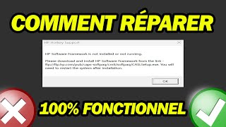 Comment Réparer Le Cadre Logiciel Hp N'est Pas Installé Ou Ne Fonctionne Pas | Rapide et Facile screenshot 5