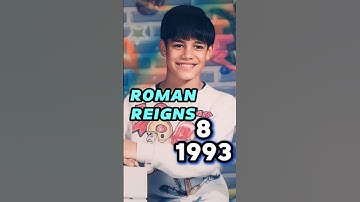 ROMAN REIGNS Age Transformation (1985-2024) Roman reigns life journey evolution #romanreigns #otc