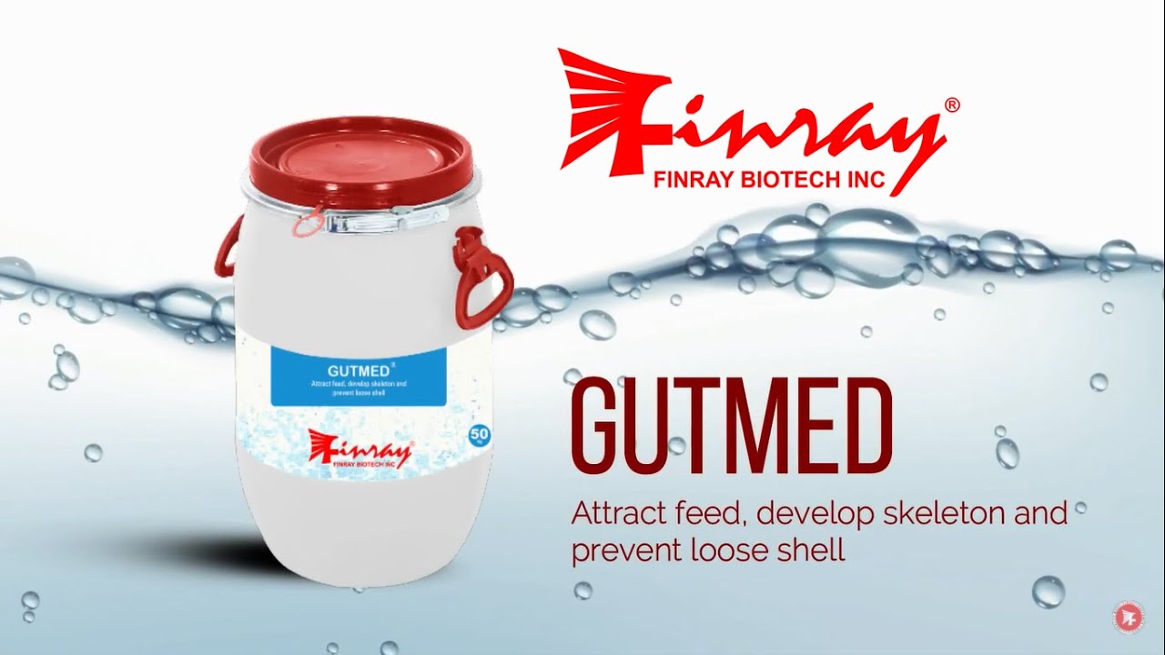 GUTMED®: Attract feed, develop skeleton and prevent loose shell | Finray Biotech Inc