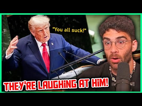 Thumbnail for Trump's EMBARRASSING Visit to the UN | Hasanabi Reacts