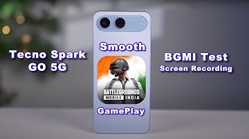 Tecno Spark Go 5G BGMI Gameplay Test (Screen Recording) | Tecno Spark Go 5G Gaming Test