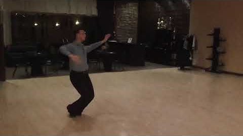 Roland Practice foxtrot, feather step reverse turn , feather finish step