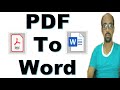 How to convert PDF to Word (offline) | Girum Computer