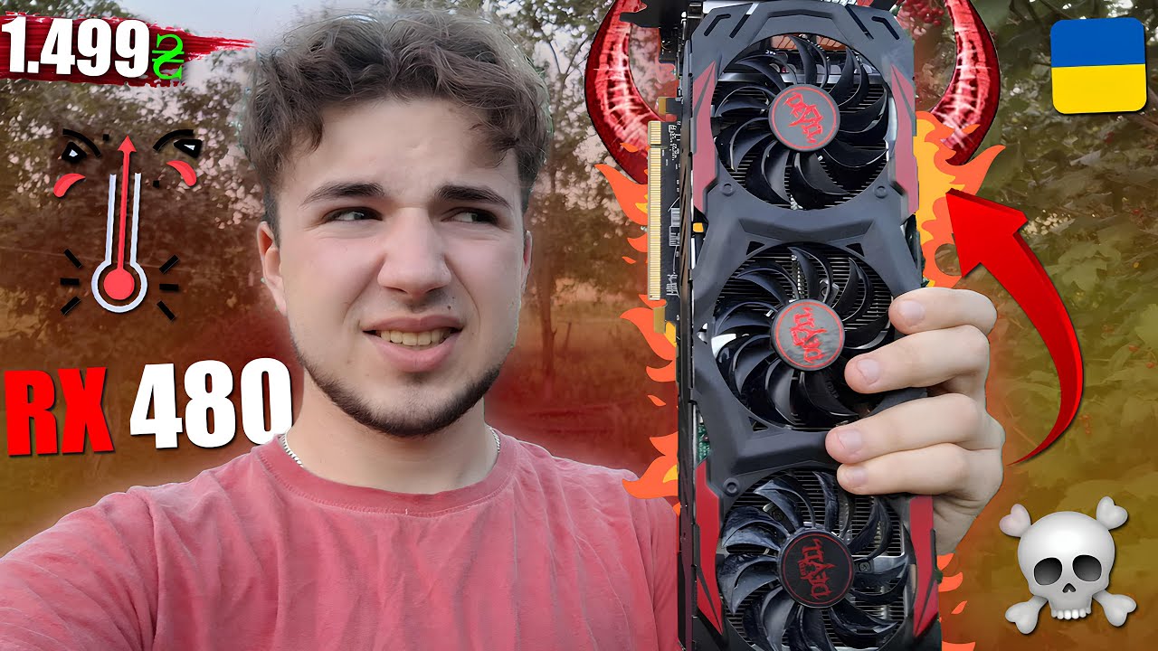 👹 ЦЕ ВІДЕОКАРТА ПРЯМО З ПЕКЛА!! RX 480 8gb