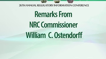 #RIC 2014 - NRC Commissioner Ostendorff Remarks