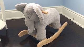 Pottery barn nursery elephant plush rocker little ones can go on a
make-believe jungle adventure with our super rocker. sweet and
huggable, it...