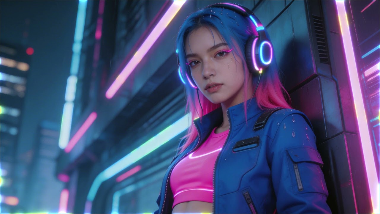 Стеклянное неоновое небо