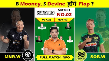 MNR W vs SOB W The Hundred Women