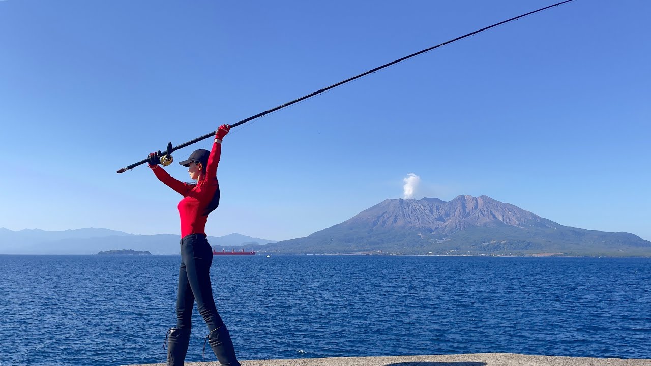 大物釣りで奇跡の瞬間が映像に残る😱‼️大量に釣り、楽しかったです❤️釣りエサに感謝❤️
