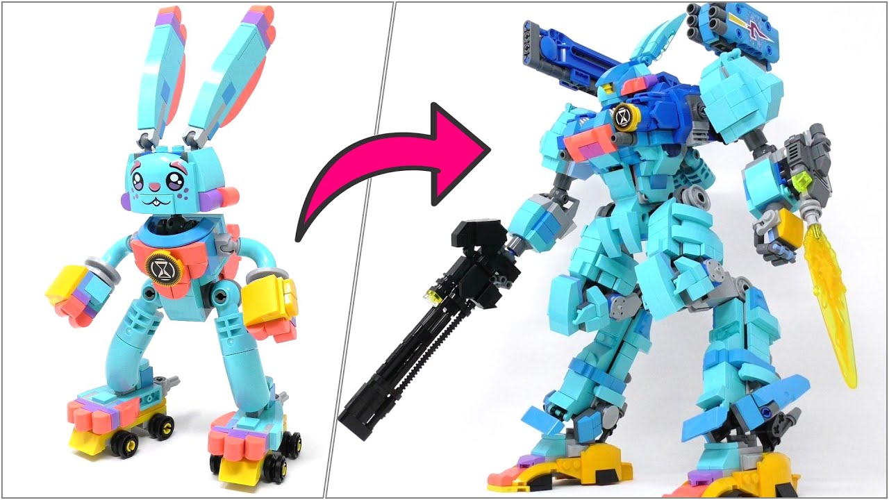 Upgrading LEGO Dreamzzz To Armored Core Style [Reverse-Joint Legs ...