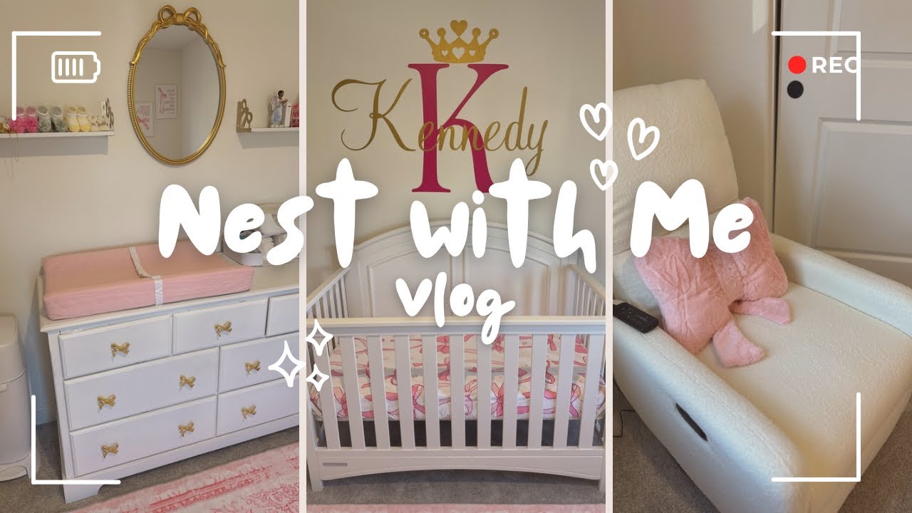 NEST WITH ME | NURSERY & BEDSIDE ORGANIZATION (TOUR)