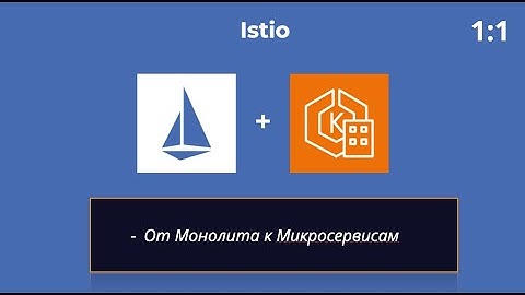 Istio - От Монолита к Микросервисам  [1:1]