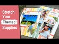 Use Your Paper in Unexpected Ways | Vacation Scrapbooking Idea