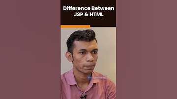Difference Between JSP & HTML | Java Interview Question | #shorts #kiran