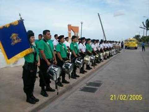 LA BANDA DE GUERRA UNION 65 DE COZUMEL