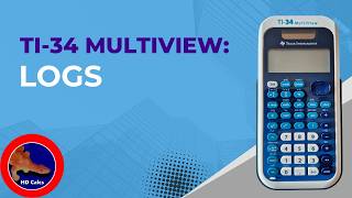 How to solve logs with any base on the Texas Intruments TI-34 Multiview Calculator