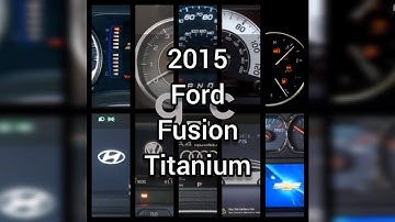 Ford - Fusion - 2015 - Titanium: Gauge / Instrument Cluster Startup Sequence