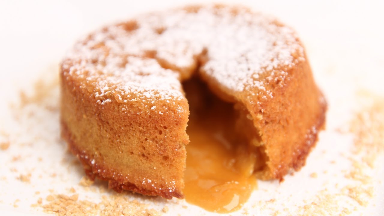 Molten Butterscotch Lava Cake Recipe - Laura Vitale - Laura in the Kitchen Episode 675