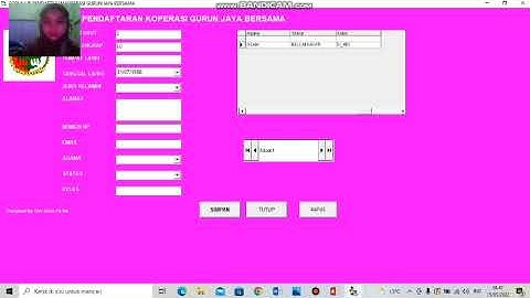 Implementasi form Visual Basic dan MS. Access - Ovi Julia - Universitas Siber Asia.