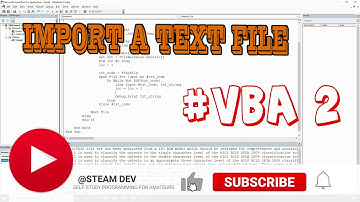 [Excel VBA] : Import a Text file to Excel via VBA