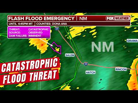 Catastrophic Flash Flood Emergency Issued Amid Imminent Dam Failure in New Mexico