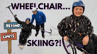 I Went Skiing as a Wheelchair User... and This Happened! | Sit Skiing (Mono Ski) | Beyond Limits